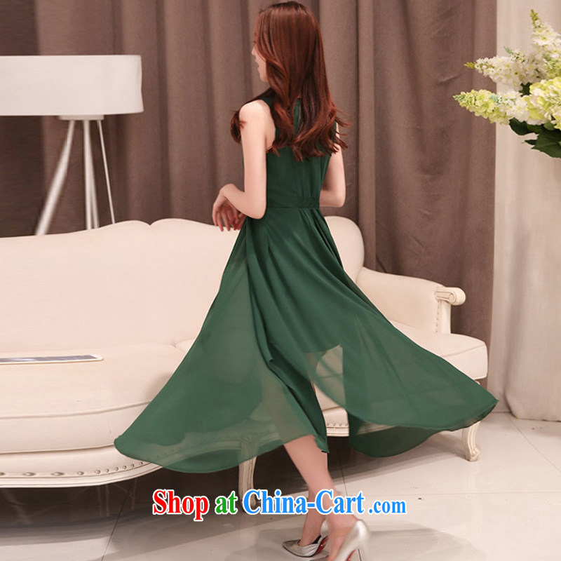 The OSCE, Alice, 2015 stylish new products summer simple graphics thin does not rule out a sleeveless, long, snow-woven dresses Princess dress bridesmaid dress evening dress dark green XXL, OSCE, Alice, shopping on the Internet