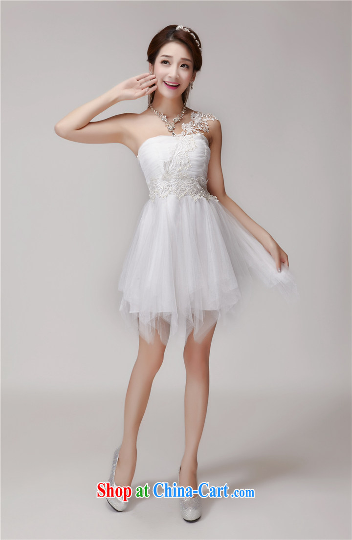 Li Ning Fukui 2015 New staple Pearl bridesmaid sister serving short skirts, bare chest banquet dress small dress summer 2588 K pictures, price, brand platters! Elections are good character, the national distribution, so why buy now enjoy more preferential! Health