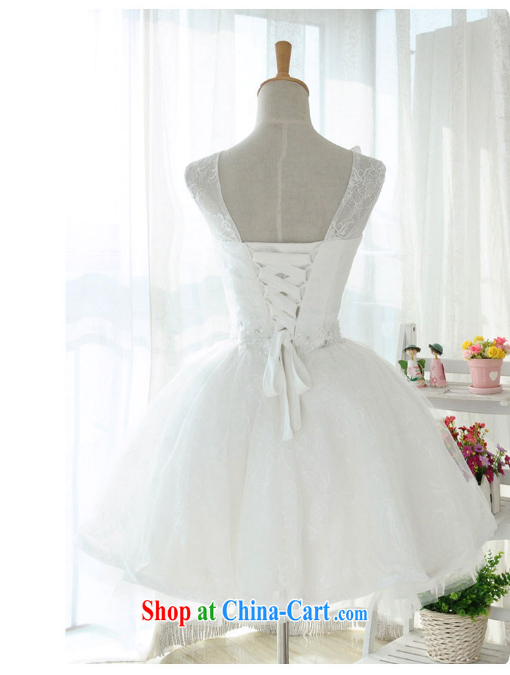 1000 Jubilee 2015 brides new short lace shoulders small white dress bridesmaid dress bridal wedding band performances shaggy skirts D 6008 white XXXL/24 pictures, price, brand platters! Elections are good character, the national distribution, so why buy now enjoy more preferential! Health