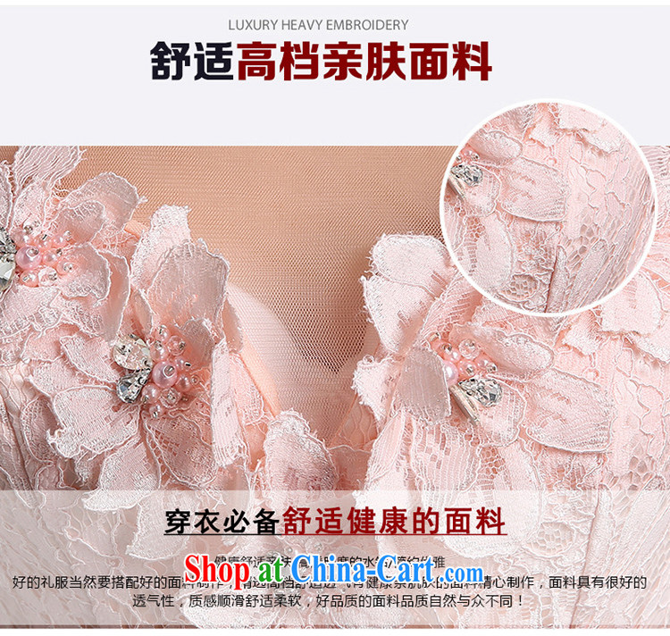 Evening Dress 2015 new lace double-shoulder long-tail bridal wedding dress uniform toast dress girls and pink. size does not return not-for-pictures, price, brand platters! Elections are good character, the national distribution, so why buy now enjoy more preferential! Health