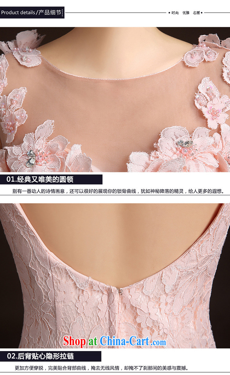 Evening Dress 2015 new lace double-shoulder long-tail bridal wedding dress uniform toast dress girls and pink. size does not return not-for-pictures, price, brand platters! Elections are good character, the national distribution, so why buy now enjoy more preferential! Health