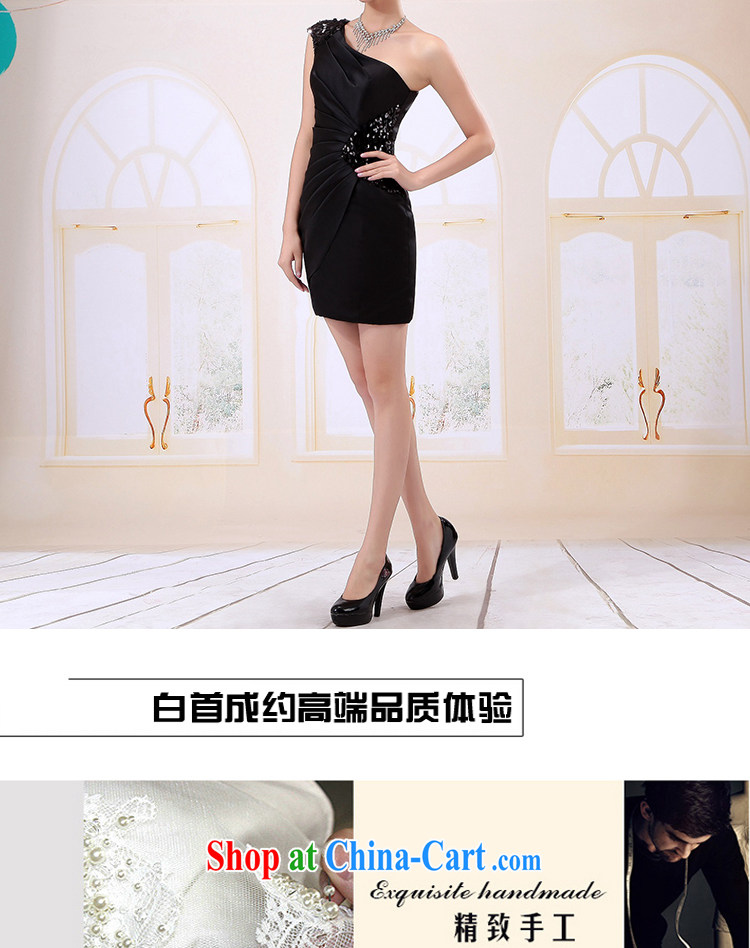 White first about the shoulder bridal toast serving marriage banquet dress short 2015 cultivating new bridesmaid clothing girls spring and summer white XL pictures, price, brand platters! Elections are good character, the national distribution, so why buy now enjoy more preferential! Health