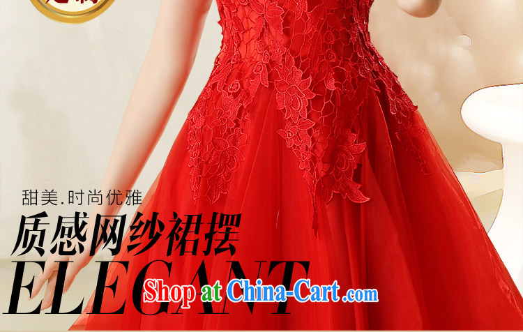 Tslyzm bridal toast serving short 2015 spring and summer new Magenta lace package shoulder shaggy dress small annual dress beauty graphics thin dress female Red XXL pictures, price, brand platters! Elections are good character, the national distribution, so why buy now enjoy more preferential! Health