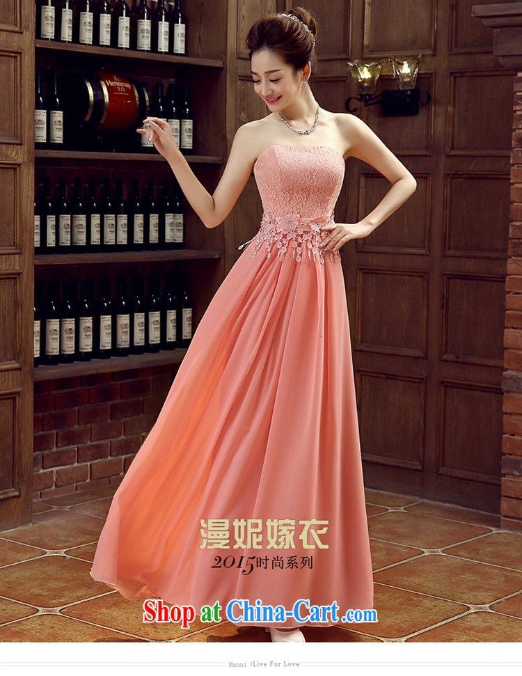 Syria Time bridesmaid dress long, sister dress bridal evening dress wedding banquet dress 2015 new spring and summer bridesmaid in the wedding dresses pink XXL pictures, price, brand platters! Elections are good character, the national distribution, so why buy now enjoy more preferential! Health