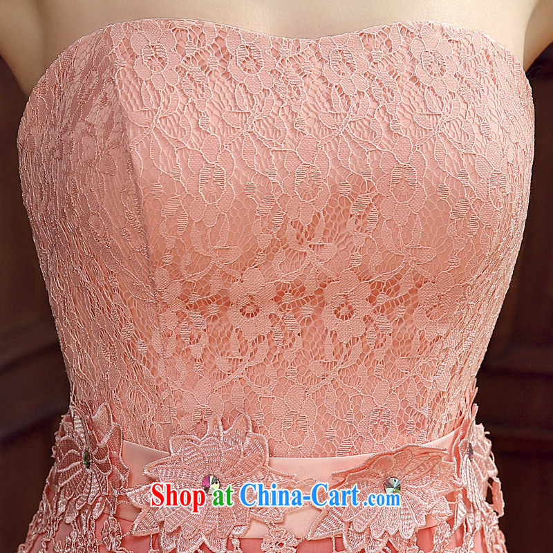 Syria Time bridesmaid dress long, sister dress bridal evening dress wedding banquet dress 2015 new spring and summer bridesmaid in the wedding dresses pink XXL, time, and shopping on the Internet
