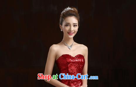 Pure bamboo yarn love 2015 New Red bridal wedding dress long evening dress evening dress uniform toasting Red double-shoulder dresses beauty deep red tailored contact Customer Service pictures, price, brand platters! Elections are good character, the national distribution, so why buy now enjoy more preferential! Health