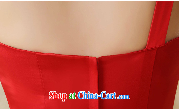 Tslyzm bride single shoulder bows serving the betrothal wedding dress short water drilling, 2015 spring and summer new packages and the waist dress moderator Red Red M pictures, price, brand platters! Elections are good character, the national distribution, so why buy now enjoy more preferential! Health