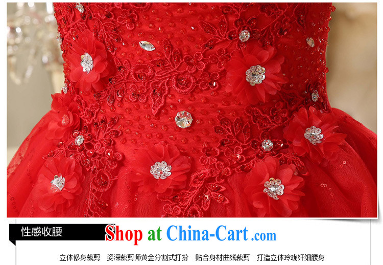 Tslyzm bridal toast dress skirt new 2015 spring and summer short parquet drill manual take Korean tied with a small dress shaggy dresses red XXL pictures, price, brand platters! Elections are good character, the national distribution, so why buy now enjoy more preferential! Health
