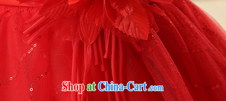 Tslyzm bridal toast dress double-shoulder short 2015 summer New red flowers short skirts Korean manual water drilling small dress shaggy dress red XXL pictures, price, brand platters! Elections are good character, the national distribution, so why buy now enjoy more preferential! Health