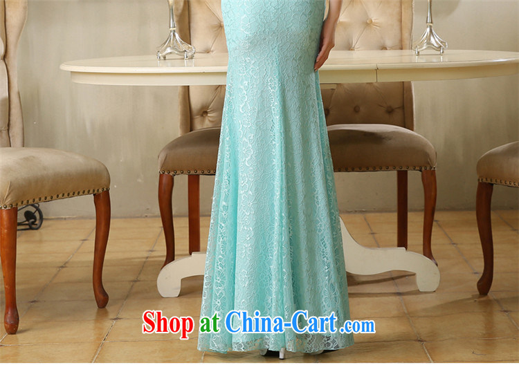 High Tslyzm crowsfoot dress long bridal wedding toast service 2015 new summer beauty fluoroscopy car show car models moderator female evening gown dress sober Lake blue XXL pictures, price, brand platters! Elections are good character, the national distribution, so why buy now enjoy more preferential! Health