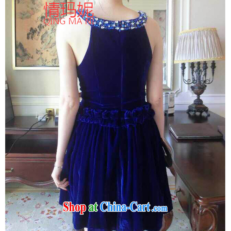 Love Princess Anne who won-sweet-mounted also nails Pearl dress stylish sleeveless is also dresses D 012 red M, Princess Anne (QINGMANI), online shopping