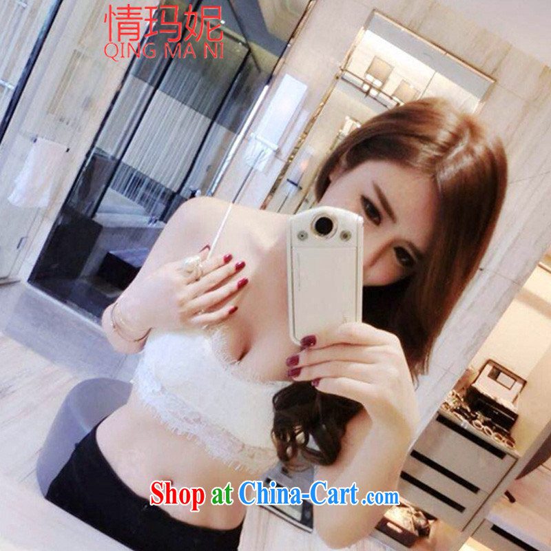 Love Princess Anne .2,015 sexy lace straps, anti-Go wrapped chest underwear solid short vest the chest T-shirt D 2093 white, code, and Princess Anne (QINGMANI), online shopping