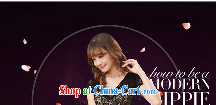 Tslyzm sexy V collar at Merlion dress summer 2015 new bride long bag and cultivating lace bows service car models welcome moderator Ladies black XXL pictures, price, brand platters! Elections are good character, the national distribution, so why buy now enjoy more preferential! Health