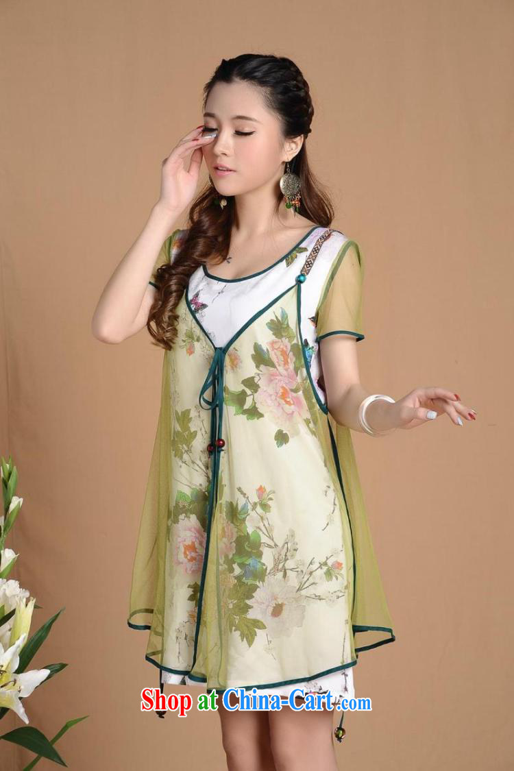 Feng Yi cotton trim national style in a new, decorated in summer, improved cheongsam F A 1 033 photo color XXL pictures, price, brand platters! Elections are good character, the national distribution, so why buy now enjoy more preferential! Health