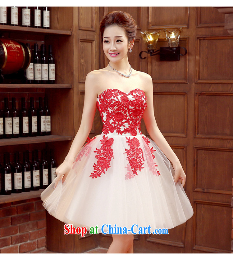 Time SYRIAN ARAB 2015 new bride's bare chest dress red toast serving red wedding wedding dress short lace chair concert dress dress red XXL pictures, price, brand platters! Elections are good character, the national distribution, so why buy now enjoy more preferential! Health