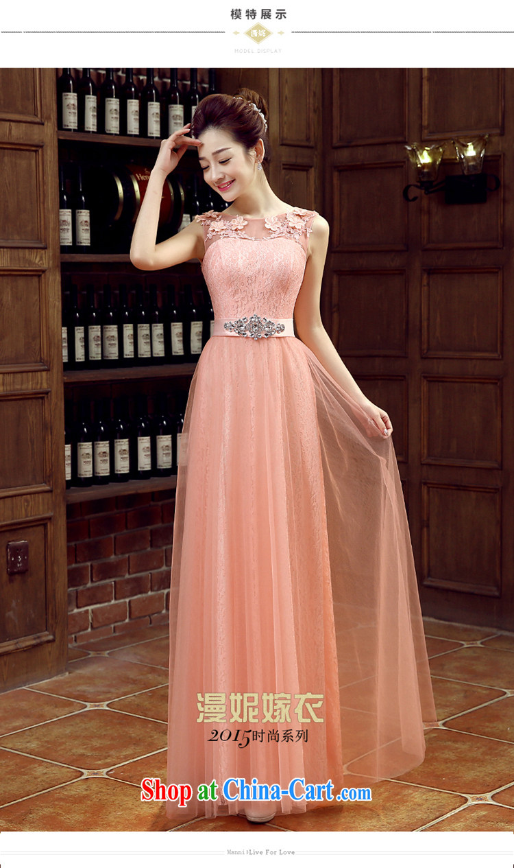 Time his 2015 spring and summer new bride toast clothing bare pink wedding wedding long dress moderator banquet evening dress evening dress shoulders car show dress bare pink L pictures, price, brand platters! Elections are good character, the national distribution, so why buy now enjoy more preferential! Health