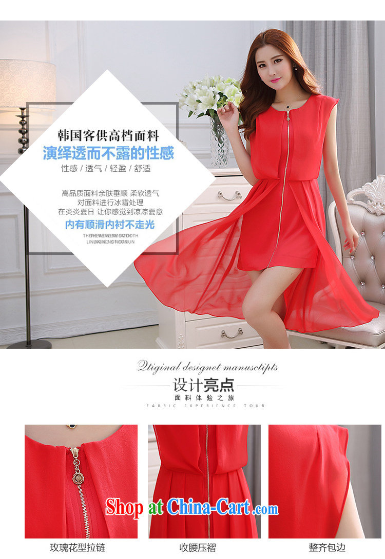 Colorful Flowers 2015 Korean lady sleeveless vest, long snow-woven dresses girls dresses girls skirts 9221 red XL pictures, price, brand platters! Elections are good character, the national distribution, so why buy now enjoy more preferential! Health