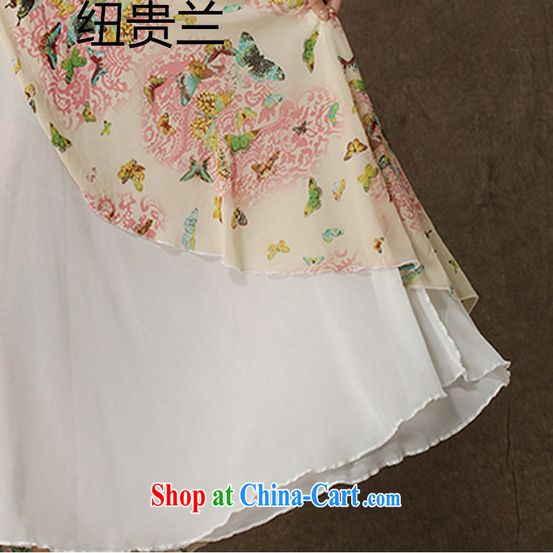 Khin Nyunt, the Korean Composite population stamp butterfly spell white Pearl snow woven double-decker Big swing dresses picture color L Newmont your LAN, and shopping on the Internet