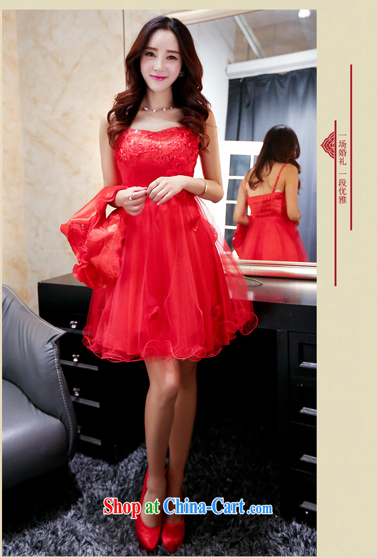 The Shannon Gore, 2015 new Openwork embroidery dress dresses two piece toast serving the door red bridesmaid clothing red M pictures, price, brand platters! Elections are good character, the national distribution, so why buy now enjoy more preferential! Health