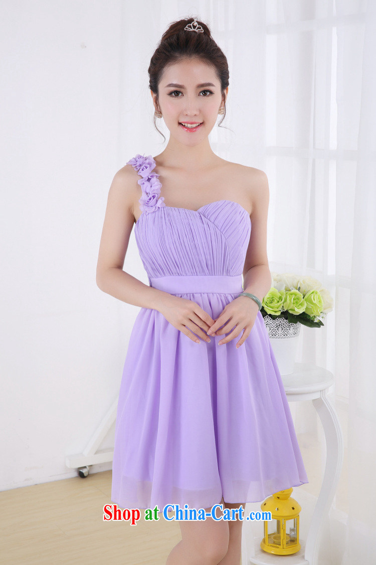 Optimize Hong-dress short, small dress bridal wedding dress uniforms snow woven dress sister dress bridesmaid service wy 694 purple are code pictures, price, brand platters! Elections are good character, the national distribution, so why buy now enjoy more preferential! Health