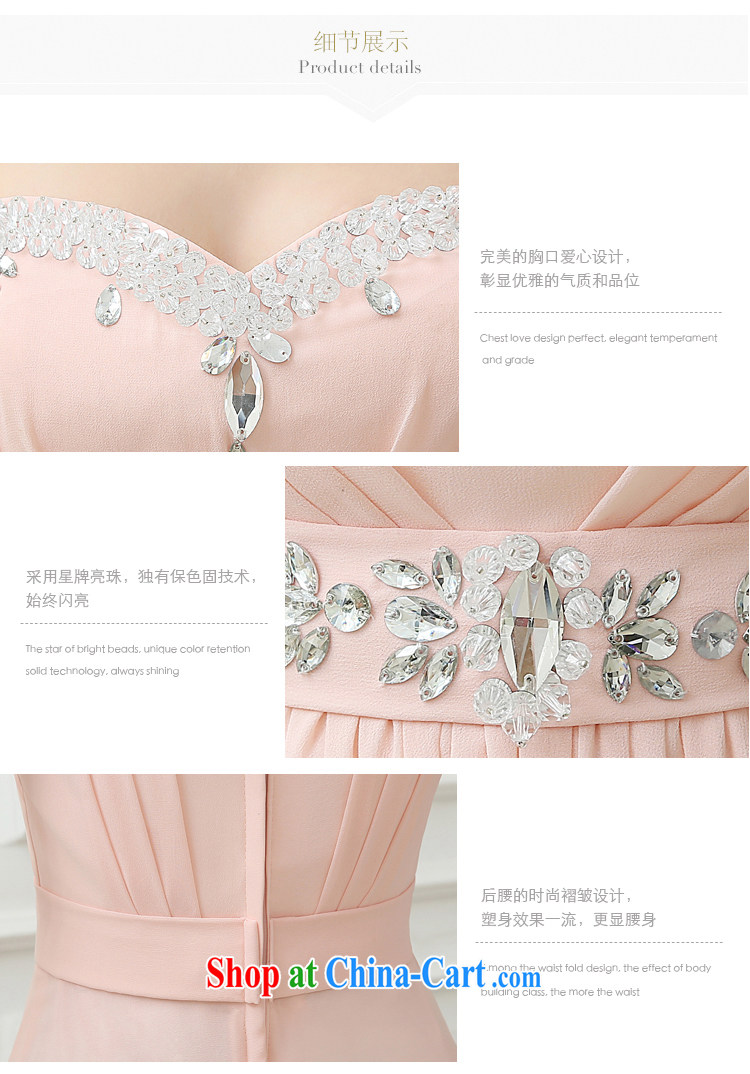 7-Color 7 tone summer 2015 new Snow woven wipe chest long bride toast wedding service banquet dress L 006 pink, tie-) M pictures, price, brand platters! Elections are good character, the national distribution, so why buy now enjoy more preferential! Health