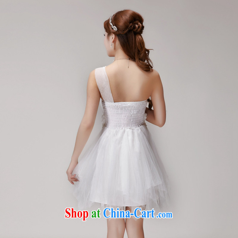 The Kou, 2015 new bridesmaid dresses in banquet dress sister skirt short, small dress summer 8888 apricot L, OSCE, Courtney Cox (OUYAKOU), online shopping