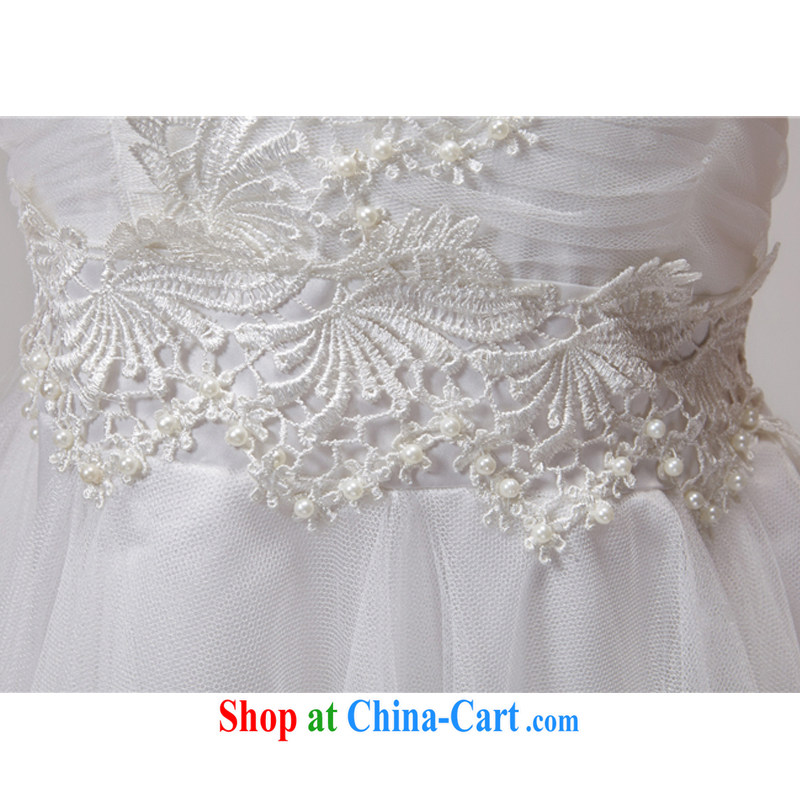 The Khao Lak, 2015 New staple Pearl bridesmaid sister serving short skirts, bare chest banquet dress small dress summer 258 white L, OSCE, Courtney Cox (OUYAKOU), online shopping