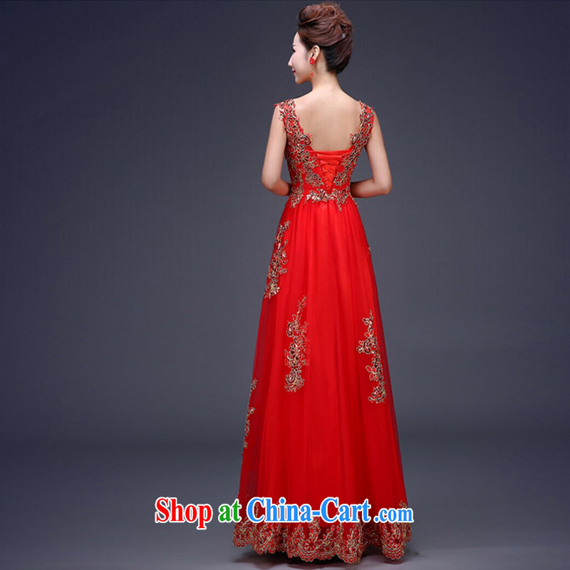 7 color 7 tone bridal 2015 new marriage, Ms. dress the Code Red bows dress L 034 sleeveless long XL, 7 color 7 tone, shopping on the Internet