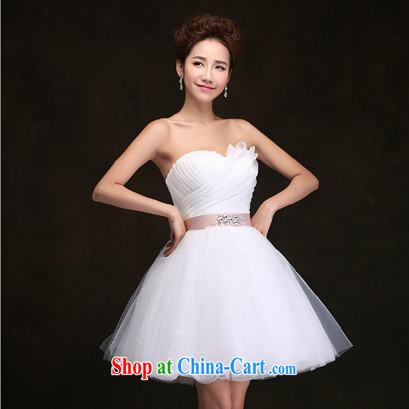Yong-yan and Mr Ronald ARCULLI, bridal wedding dresses and stylish beauty short, Mary Magdalene chest shaggy dress Western style wedding bridesmaid dresses small white. size color is not final, Yong Yan close, and shopping on the Internet