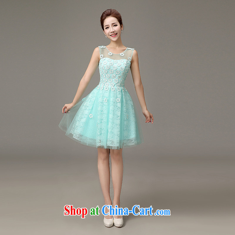 White first to approximately 2015 new spring and summer, Evening Dress short bridesmaid dress shaggy dress banquet small dress girls bridesmaid in blue short tailored to contact customer service, white first to about, shopping on the Internet