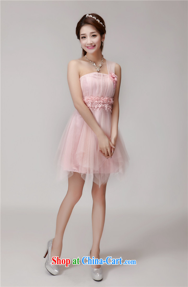 Advisory Committee world bridesmaid service 2015 new bridesmaid dresses in banquet dress sister skirt short, small dress summer apricot M pictures, price, brand platters! Elections are good character, the national distribution, so why buy now enjoy more preferential! Health