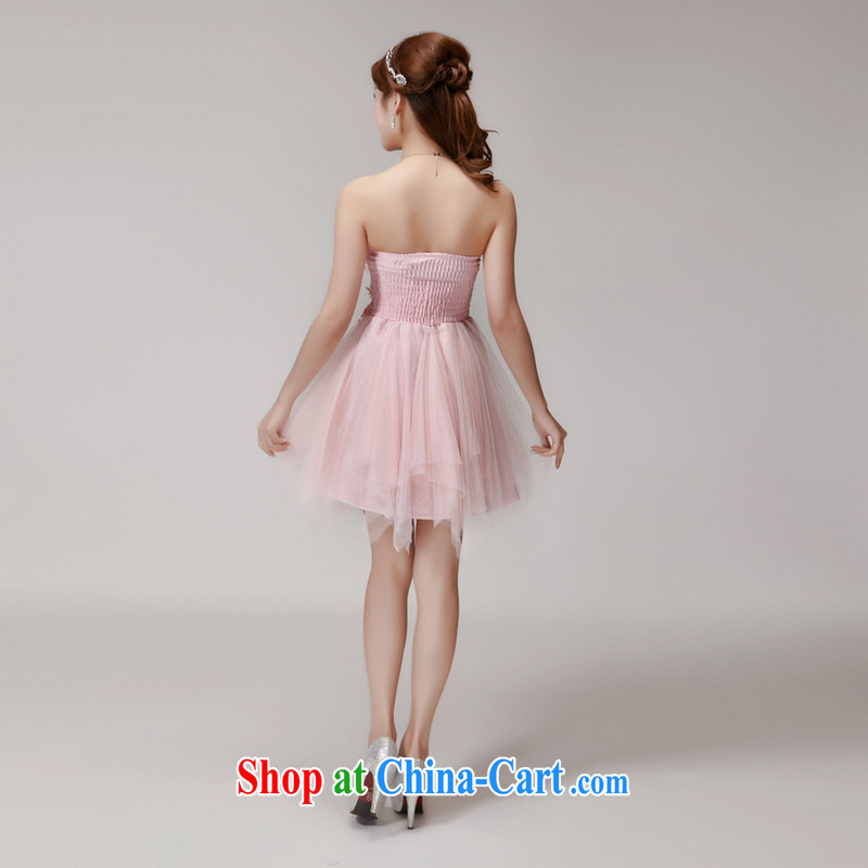 The Advisory Committee 2015 summer staple manually inserts Pearl drill style Beauty Chest bare dresses bridesmaid groups dress skirt pink L Advisory Committee, the World (SHANGSHIJIE), online shopping
