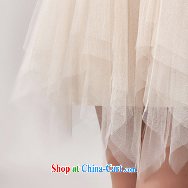 Advisory Committee the world 2015 New staple Pearl bridesmaid sister serving short skirts, bare chest banquet dress small dress summer pink L, advisory committee (SHANGSHIJIE), online shopping