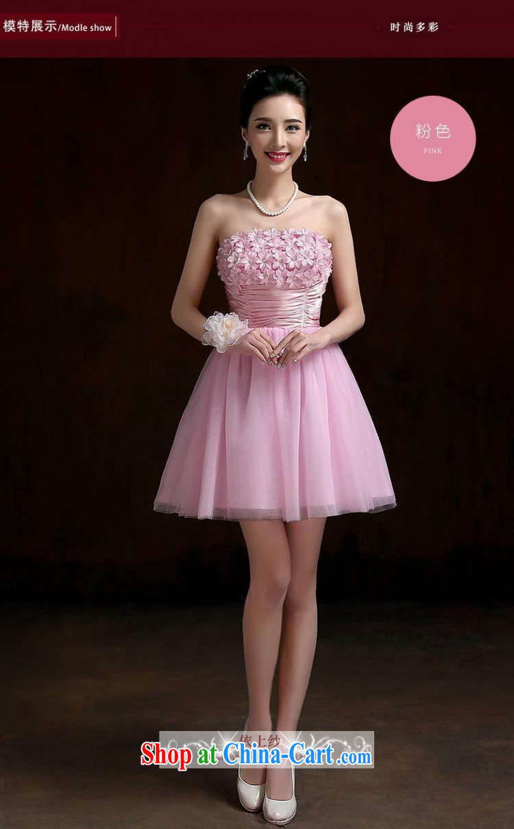 Yong-yan and bridesmaid clothing 2015 marriage spring bridesmaid dresses in female small dress dresses short bridal toast clothing summer pink. size color is not final pictures, price, brand platters! Elections are good character, the national distribution, so why buy now enjoy more preferential! Health