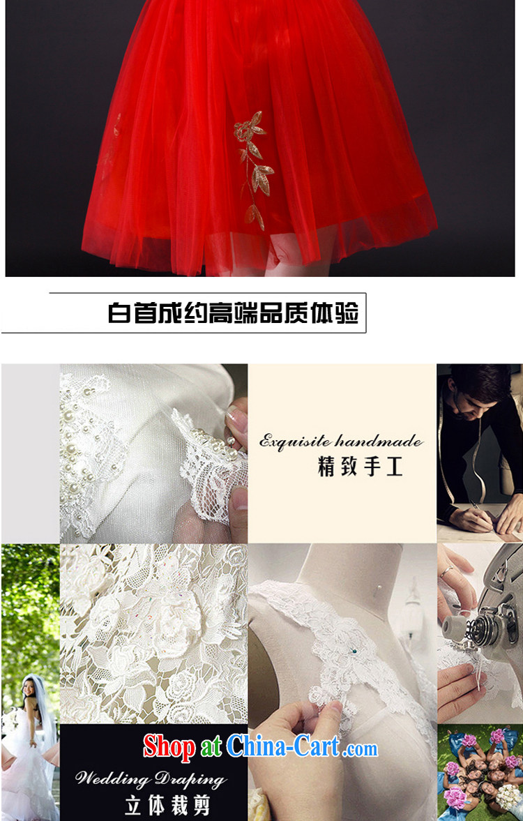 White home about bridal dresses wedding bows new dual-shoulder fashion annual small dress female red evening dress short banquet 2015 new wine red tailored contact Customer Service pictures, price, brand platters! Elections are good character, the national distribution, so why buy now enjoy more preferential! Health