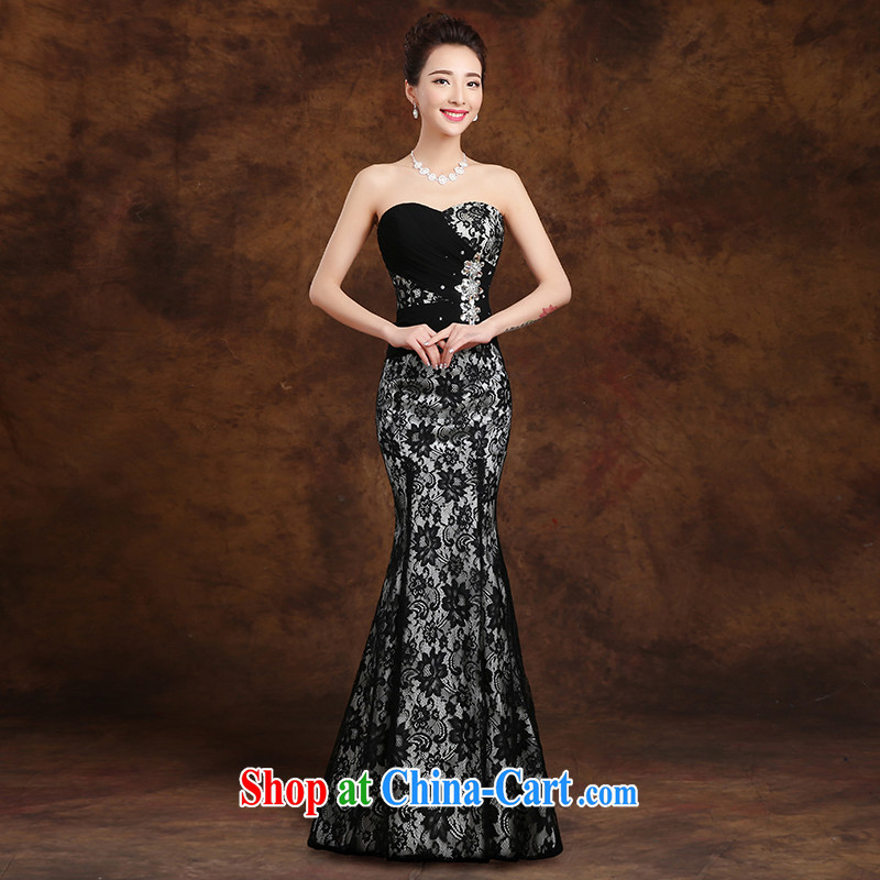 White first to approximately 2015 new spring black long erase chest evening dresses annual fashion beauty crowsfoot evening dress black tailored contact Customer Service
