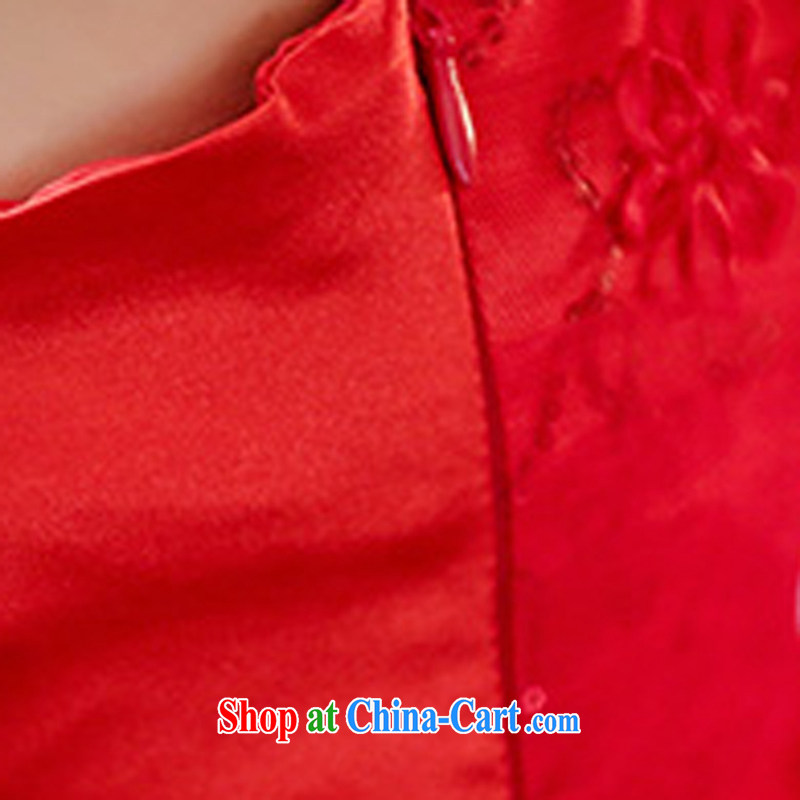 The Shannon Gore, 2015 new Openwork embroidery dress dresses two piece toast serving the door red bridesmaid clothing red M, Ms. Tung (Miss . Dong), shopping on the Internet