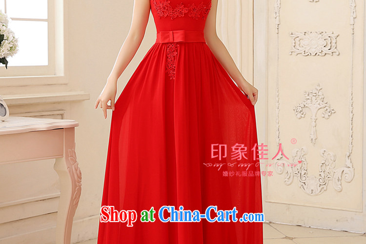 Impressive lady red bridal toast serving long 2015 new bride wedding dress beauty with shoulder dress L 2033 red XXL pictures, price, brand platters! Elections are good character, the national distribution, so why buy now enjoy more preferential! Health