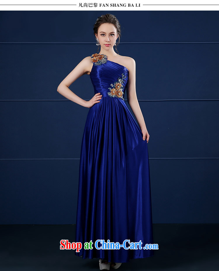 Ladies Evening Dress 2015 new spring bridesmaid dress single shoulder moderator dress skirt girls long red bows. PURPLE XXL pictures, price, brand platters! Elections are good character, the national distribution, so why buy now enjoy more preferential! Health