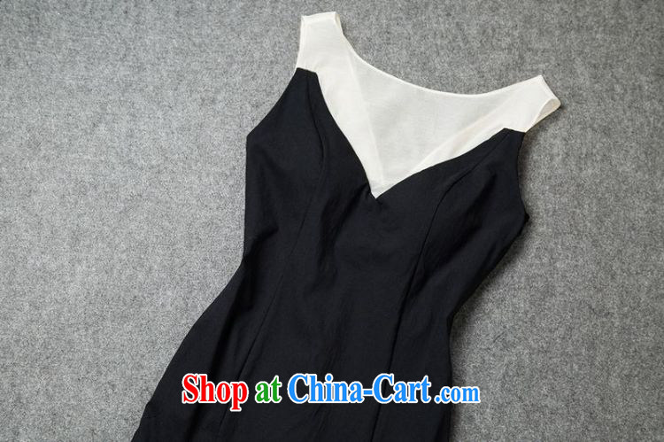 Led by summer 2015 new Korea Polytechnic sexy V collar stitching crowsfoot name Yuan-waist dresses little black dress XL pictures, price, brand platters! Elections are good character, the national distribution, so why buy now enjoy more preferential! Health