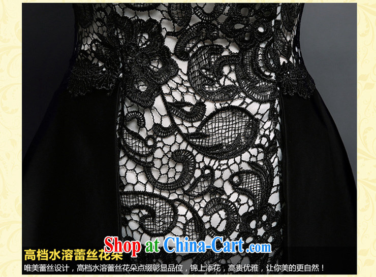 Evening Dress 2015 new Summer Dance Night dance party short bows serving dinner will be black night birthday small dress skirt pleasant bride black XL pictures, price, brand platters! Elections are good character, the national distribution, so why buy now enjoy more preferential! Health