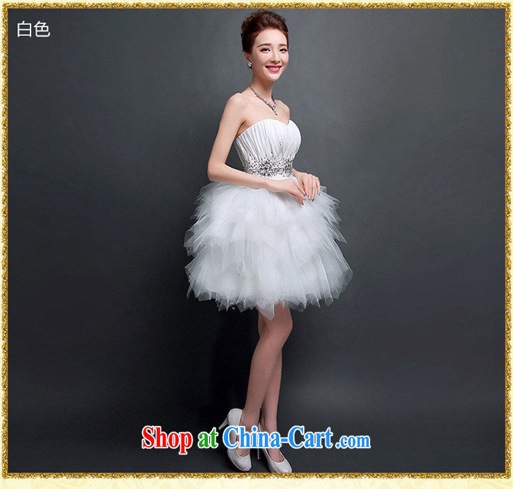 Evening Dress 2015 new erase chest summer short, Shaggy dress bridal the wedding toast serving dinner meeting ball small blue dress skirt pleasant bridal blue S pictures, price, brand platters! Elections are good character, the national distribution, so why buy now enjoy more preferential! Health