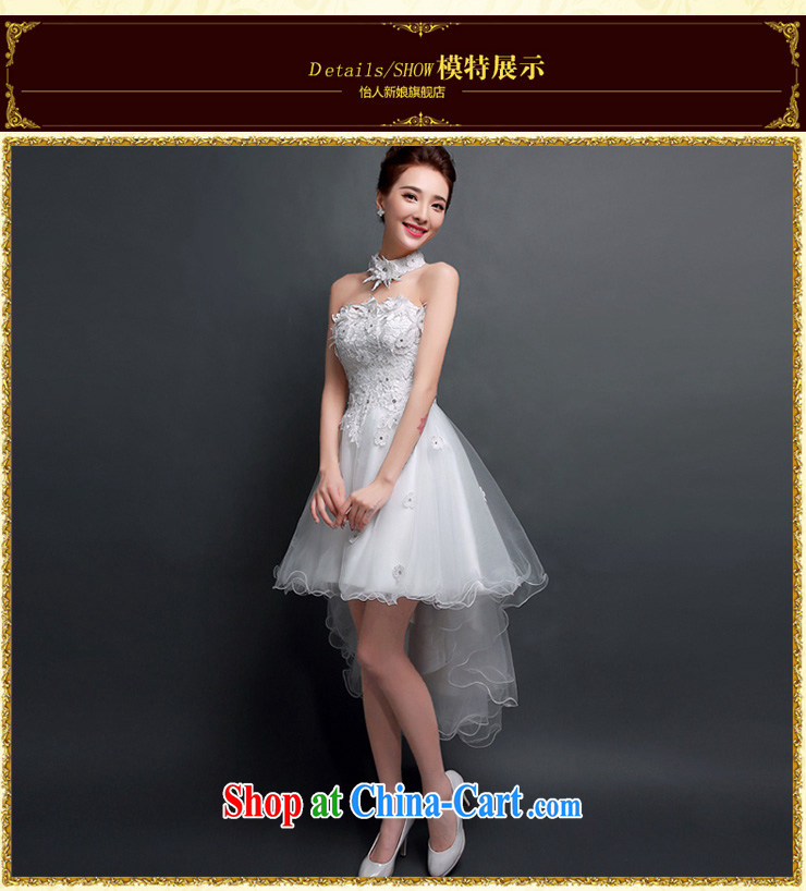 Dresses summer 2015 new, short before long after erase chest short bridal bridesmaid toast serving female sister evening dress wedding betrothal small dress skirt Selina CHOW, bridal white M pictures, price, brand platters! Elections are good character, the national distribution, so why buy now enjoy more preferential! Health