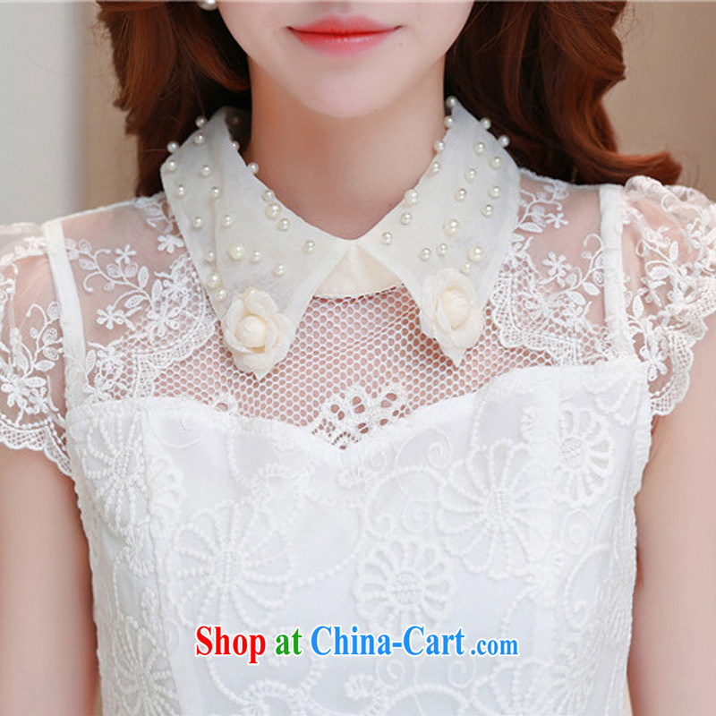 Golden Harvest, poetry helped Connie to pack 2015 new lace princess dolls dress collar dresses Evening Dress 8.002055 billion white XL, Golden Harvest poem helped Connie to pack (ROMSIF), online shopping