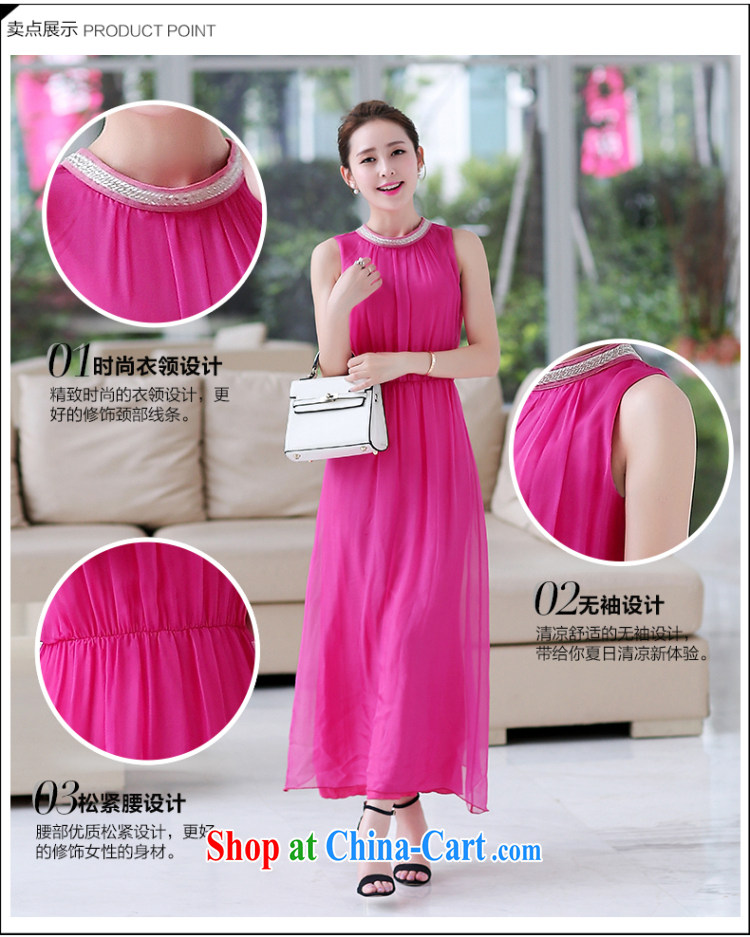 Cayman business, Gift wedding dress suits skirts summer female new Korean high-end stylish beaded round-collar sleeveless beauty long snow woven dresses wedding bridesmaid evening dress blue XL pictures, price, brand platters! Elections are good character, the national distribution, so why buy now enjoy more preferential! Health