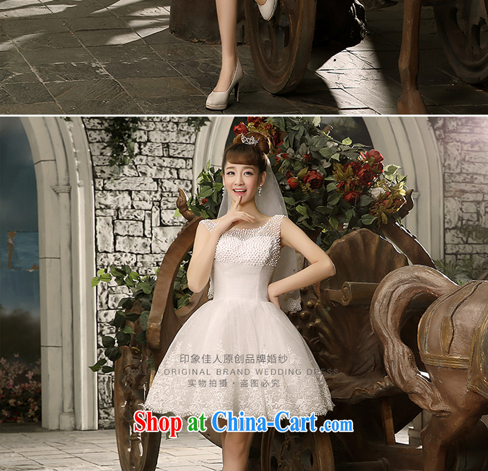 Impression Leigh 2015 summer bridesmaid dress white short marriages shoulders shaggy dress dinner toast small dress skirt H 1058 XL pictures, price, brand platters! Elections are good character, the national distribution, so why buy now enjoy more preferential! Health