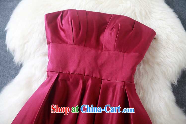 Blue rain bow in accordance with * 2015 yuan a stylish literary Lady style ceremony dress dress dress a field for erase chest dresses T 3148 wine red XL pictures, price, brand platters! Elections are good character, the national distribution, so why buy now enjoy more preferential! Health