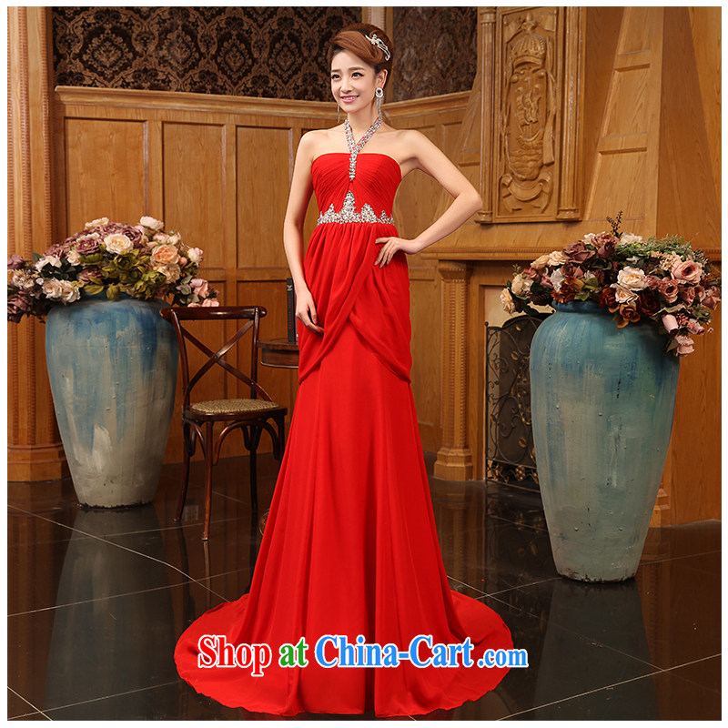 2015 summer dress small tail is also beauty package and red stylish bridesmaid photo building moderator fresh dress wedding dresses, beautiful yarn direct
