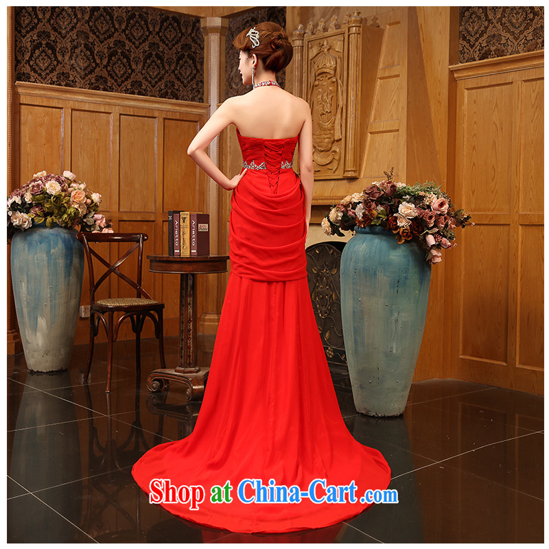 2015 summer dress small tail is also beauty package and red stylish bridesmaid photo building moderator fresh dress wedding dresses, beautiful yarn direct, beautiful yarn (nameilisha), shopping on the Internet