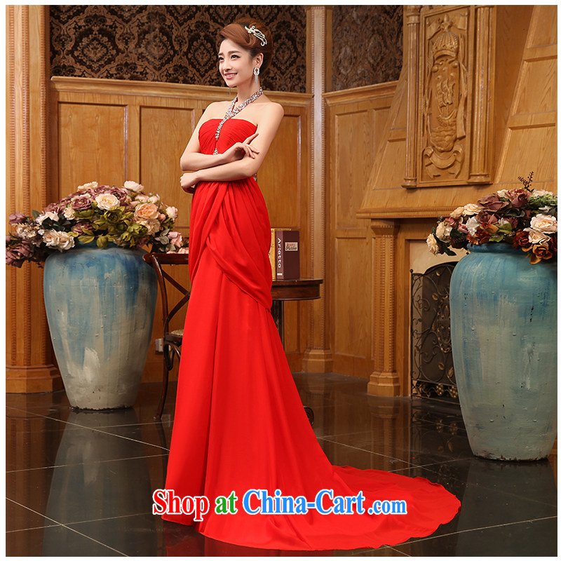 2015 summer dress small tail is also beauty package and red stylish bridesmaid photo building moderator fresh dress wedding dresses, beautiful yarn direct, beautiful yarn (nameilisha), shopping on the Internet